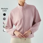 Women's Zip Jacket Factory - Loose Crop Top