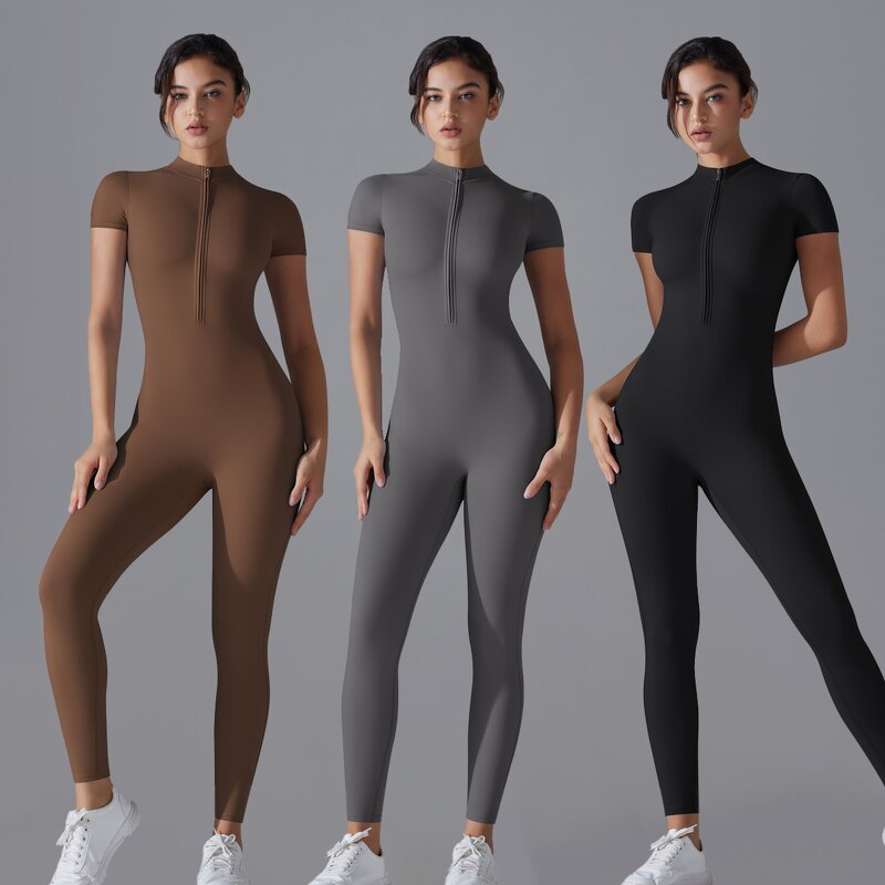 Women's Bodysuit Factory - Plain Sports Jumpsuit