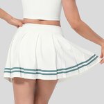 Women's Tennis Skirt Factory - White Cotton Skirt