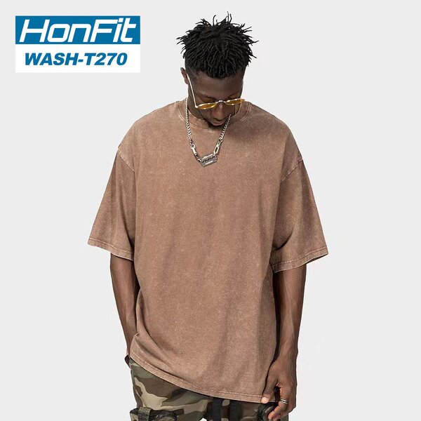 Men's T-shirt Factory - Cotton Acid Wash Tee