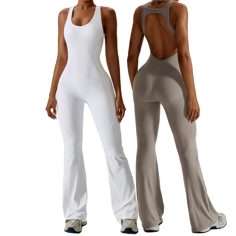 Women's Romper Factory - Flare Yoga Bodysuit