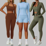Custom Gym Set Factory - 4 Piece Women Outfit