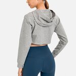 Women's Crop Hoodie Factory - Fitness Gym Top