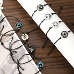 Sun Moon Bracelet Supplier - 2 Pcs Romantic Luminous Couple Handmade Braided