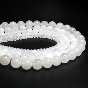 Moonstone Beads Supplier - Natural Round Loose Stone DIY Jewelry Wholesale