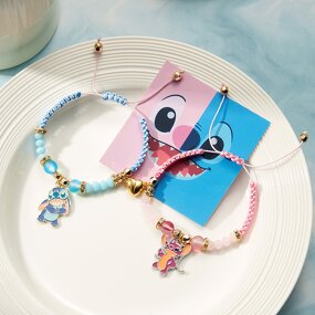 Angel Magnetic Bracelet Factory - Pair Stitch Attraction Woven Cartoon Lovers