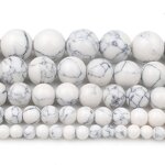 Howlite Beads Supplier - Natural White Minerals Stone DIY Jewelry Kit