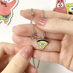 Anime Necklace Factory - NEW 5 PCS Cute SpongeBob Kawaii Suction High Beauty