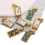 Tarot Necklace Charms Factory - Stainless Steel Tarnish Free Colorful Pendants DIY