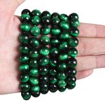 Gemstone Beads Factory - Tiger Eye Round Loose Kit for Jewelry Making