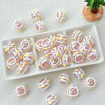 Acrylic Charms Factory - Hand-painted Round Ice Cream DIY Phone Chain