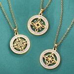 Witch Knot Necklace Factory - Dawapara Magic Zircon Wiccan Pendant Good Luck