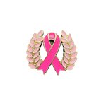 Pink Ribbon Brooch Factory - Breast Cancer Enamel Butterfly Pin Women Gift