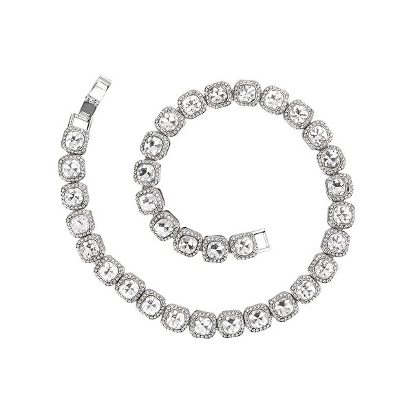 Iced Out Bracelet Supplier - Brilliant Multi Colors Tennis Chain Hip Hop