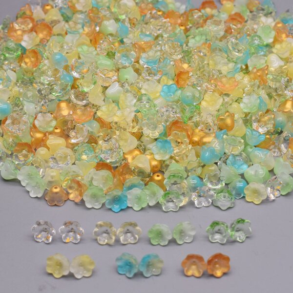 Glass Beads Supplier - Gradient Lily of the Valley DIY Jewelry Making