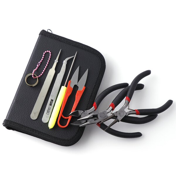 Jewelry Making Tool Set Factory - Stainless Steel Plier Scissors Tweezers Awl