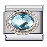 Italian Charm Bracelet Factory - Fashion 12 Birthstone Colorful Zirconia Links