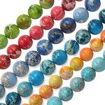 Agate Beads Supplier - Natural Imperial Jasper Blue Colour Sizes Wholesale