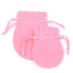 Velvet Drawstring Bag Factory - Round Dustproof Flannel Jewelry Organizer Pouch