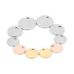 Stainless Steel Pendant Supplier - Classic Round Titanium Plate Non-Fading