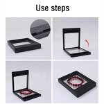 PE Film Jewelry Box Factory - 3D Packaging Case Gemstone Floating Frame Membrane