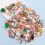 Enamel Charms Factory - Random Mix Drip Oil Cute Flower Animal DIY Bulk