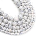 Howlite Beads Supplier - Natural White Minerals Stone DIY Jewelry Kit