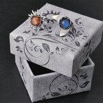 Asymmetric Earrings Supplier - Greek Mythology Face Sun Moon Pendant Creative