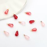 Resin Pendant Factory - Pomegranate Seed Charms DIY Jewelry Keychain