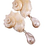 Shell Earring Supplier - New Conch Crab Asymmetric Drop Summer Beach Vintage