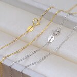 Cable Link Chains Factory - Rinntin Sterling Silver Fashion Thin Neck Chain