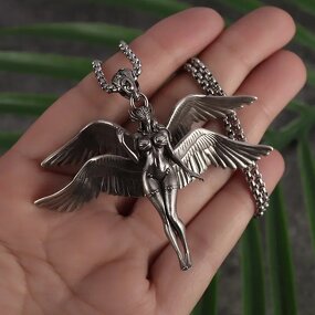 Angel Pendant Necklace Factory - Fashionable Four-Winged Sexy Goddess Mechanical
