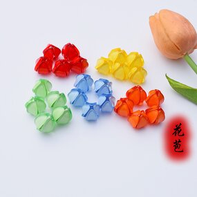 Resin Beads Factory - Tulips Flower Buds Loose Vintage Hairpin Accessories