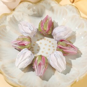 DIY Supplies Supplier - Vintage Tulip Flower Earrings Bracelet Beads