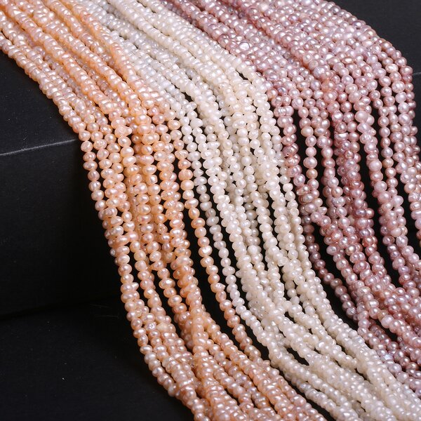 Freshwater Pearl Beads Supplier - High Quality Oval Punch Loose DIY