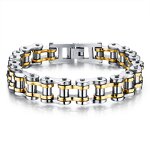 Biker Chain Bracelet Factory - Stainless Steel Link Motorcycle Bicycle Style