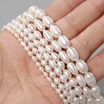 Freshwater Pearl Beads Supplier - Fine Orange Purple White Rice Loose DIY