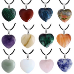 Heart Shape Pendant Factory - Natural Stone for Women Necklace Bracelet DIY