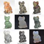 Gemstone Carving Supplier - Wholesale Natural Cat Statue Reiki Animals Figurines