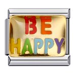 Happy Mood Charm Factory - Italian Module Links Fit 9mm Bracelet DIY