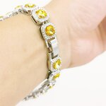 Iced Out Bracelet Supplier - Brilliant Multi Colors Tennis Chain Hip Hop