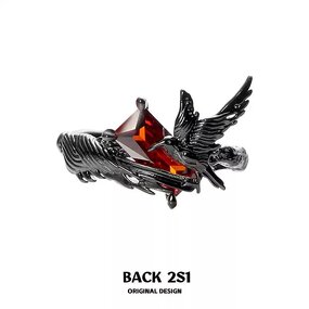 Cosplay Ring Supplier - Cute Game Love And Deepspace Sylus Crow Unisex Alloy