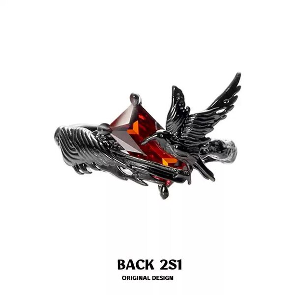 Cosplay Ring Supplier - Cute Game Love And Deepspace Sylus Crow Unisex Alloy