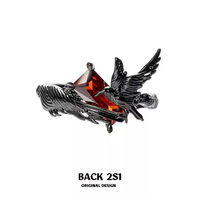 Cosplay Ring Supplier - Cute Game Love And Deepspace Sylus Crow Unisex Alloy