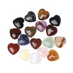 Crystal Pendant Supplier - Handmade Chakra Healing Love Heart Shape Natural