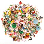 Enamel Charms Factory - Random Mix Drip Oil Cute Flower Animal DIY Bulk