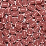 Polymer Clay Beads Factory - Rugby Football Shape Spacer Loose DIY
