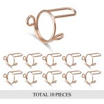 Nail Rings Factory - 10 Pieces Sets Thin Fingertip Protective Cover Trendy