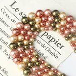 Imitation Pearls Supplier - Natural Green Yellow Loose Spacer DIY Jewelry