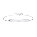 Stainless Steel Bracelet Supplier - Minimalist Personalize Engrave Thin Bar